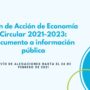Plan de Acción de Economía Circular 2021-2023: documento a información pública